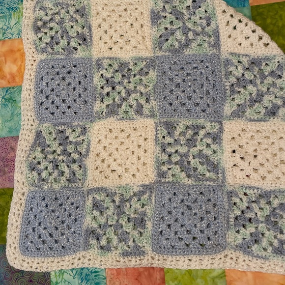 Handmade Crochet Blanket - Picture 2 of 4